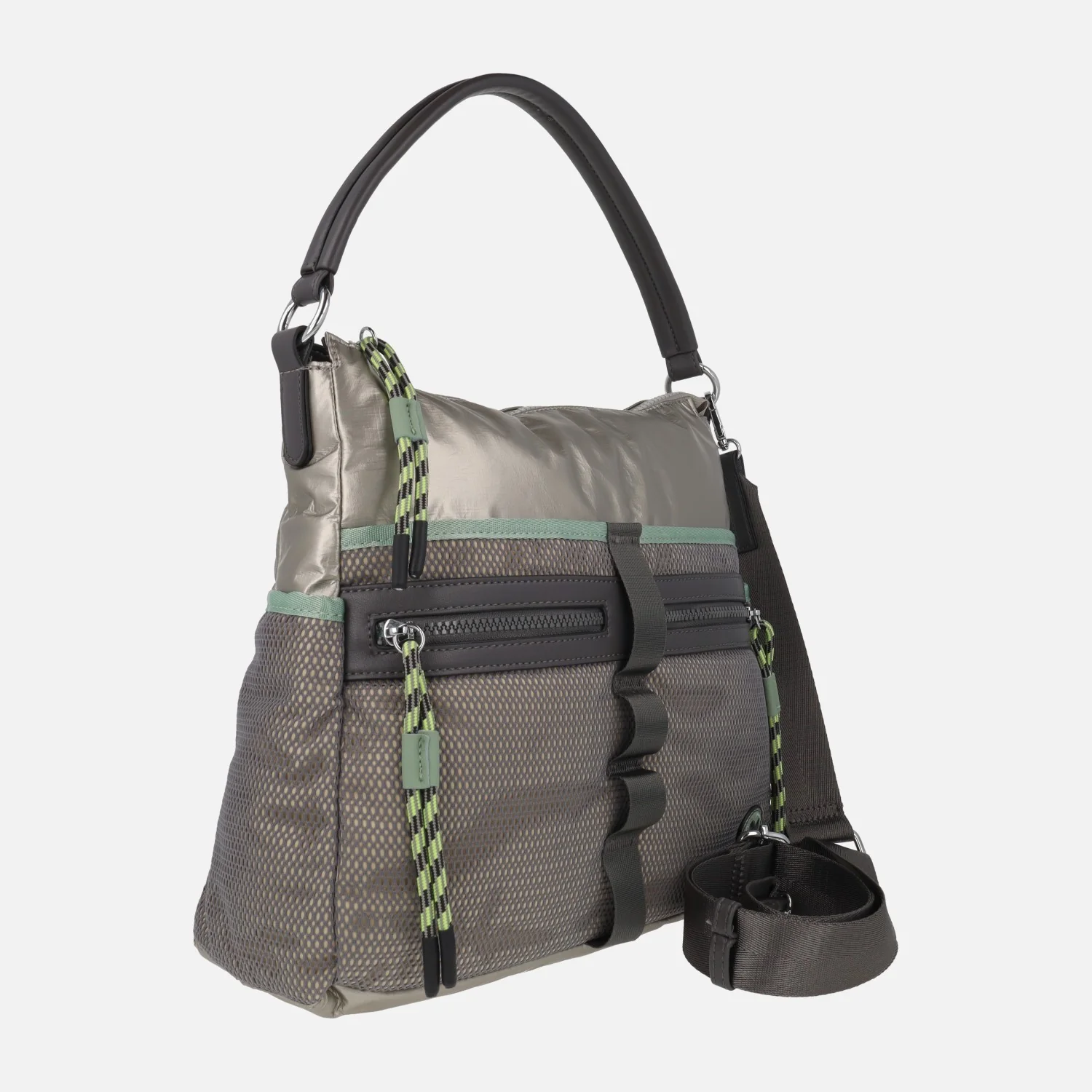Bolsos metalizados para hombro con bandolera incluída - Image 5