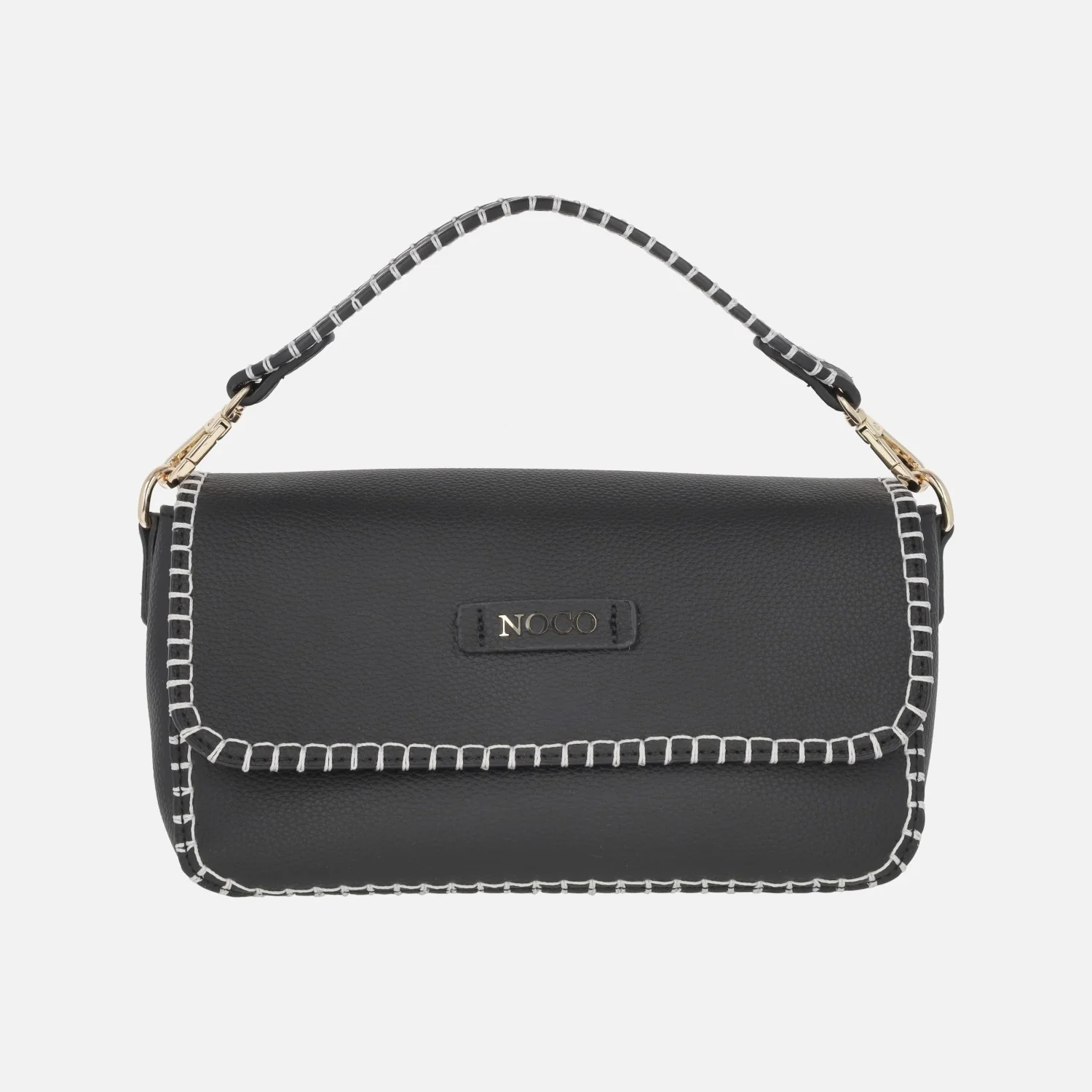 Bolsos multi posición con tapa y pespuntes - Image 4