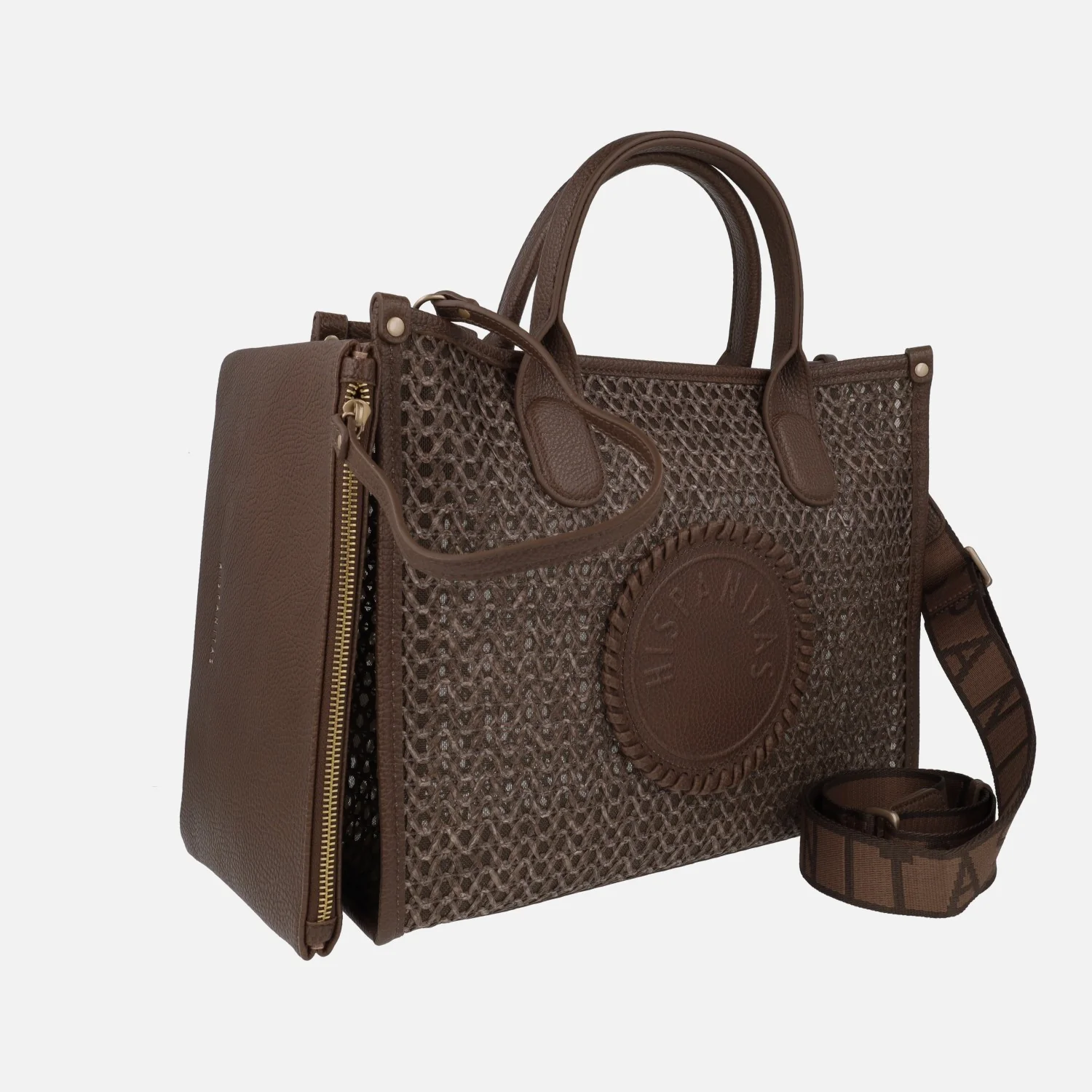 Bolsos trenzados estilo shopper con neceser interior - Image 10