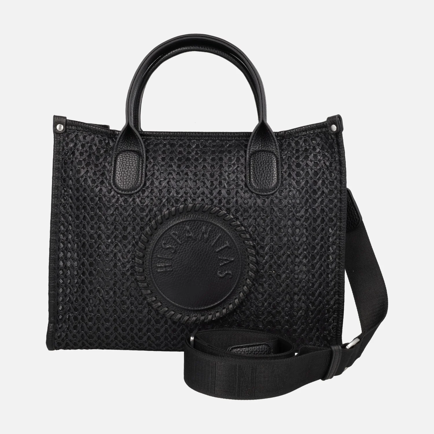 Bolsos trenzados estilo shopper con neceser interior - Image 5
