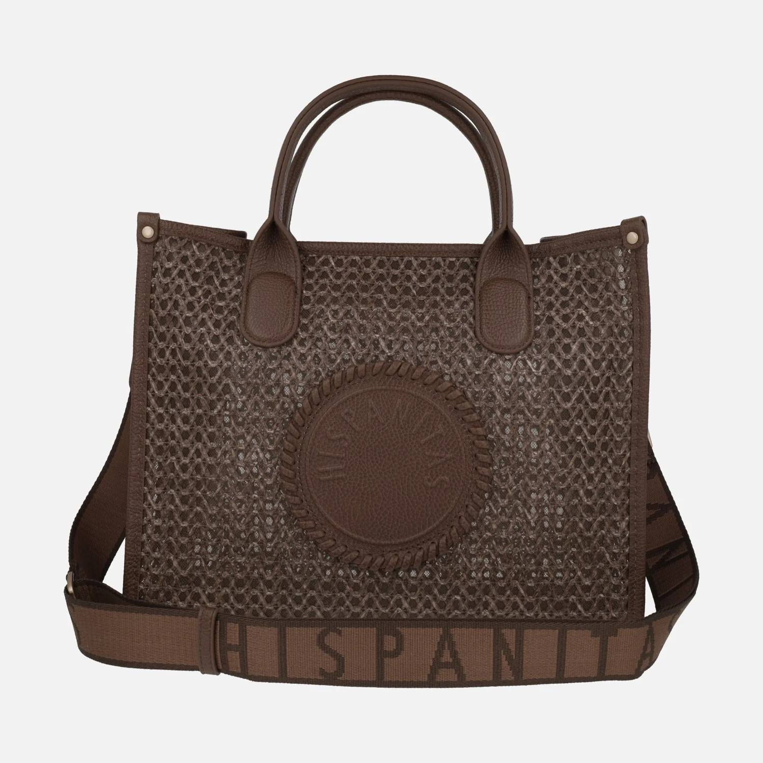 Bolsos trenzados estilo shopper con neceser interior - Image 8