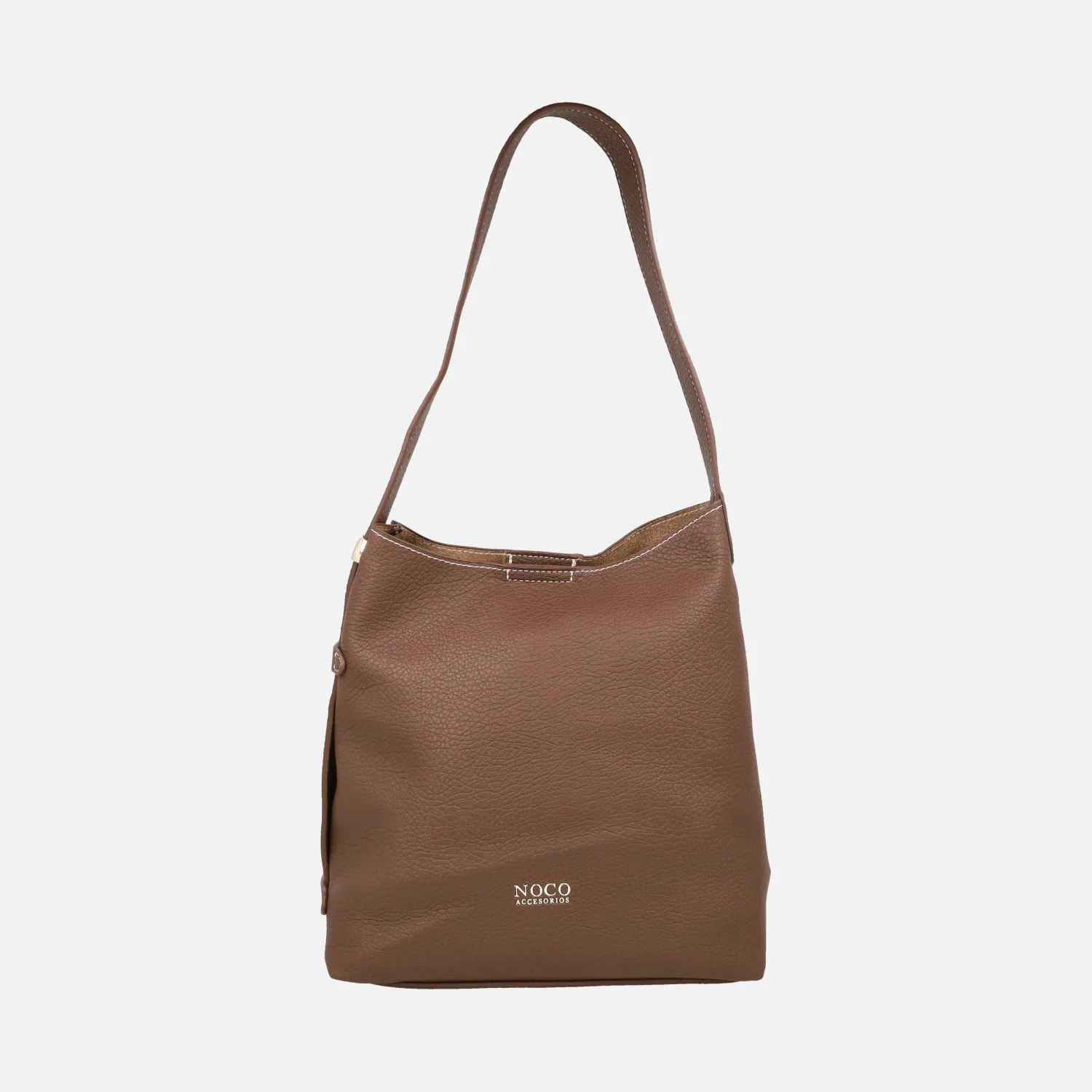 Bolsos para hombro efecto piel con neceser interior