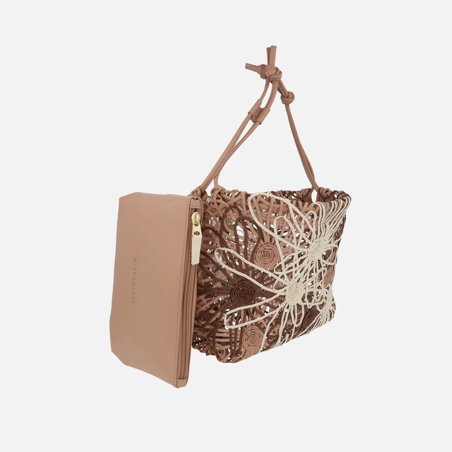 Bolsos para hombro en cordela diseño floral - Image 2
