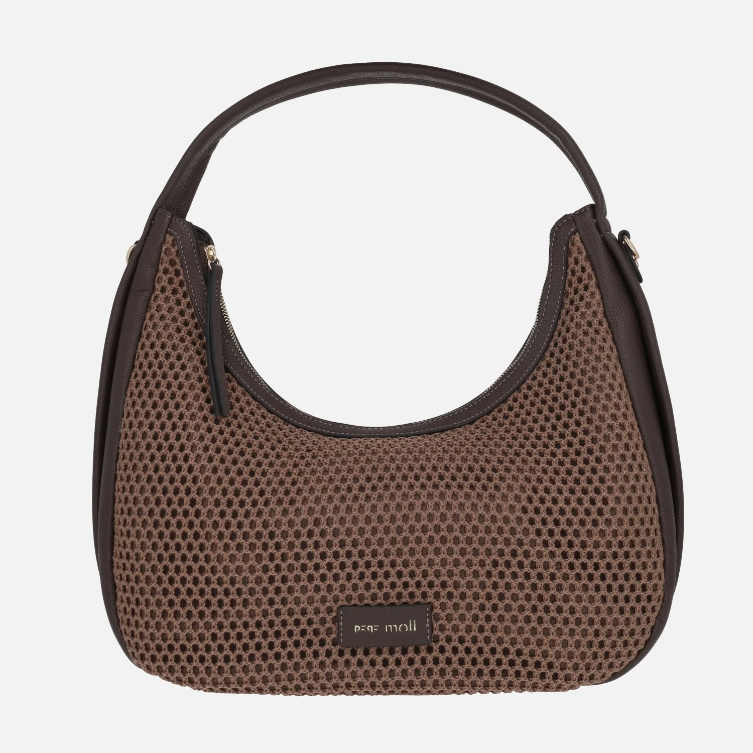 Bolsos para hombro en tejido con asa bandolera