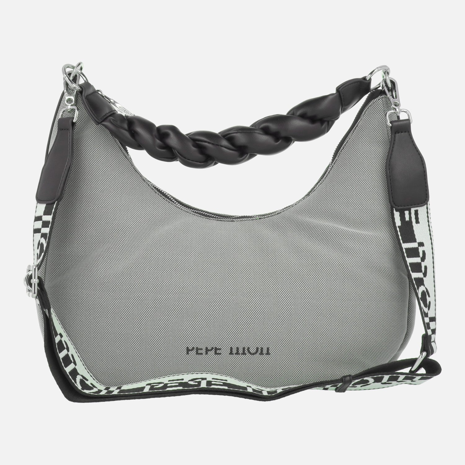 Bolsos para hombro en tejido con asa trenzada y bandolera - Image 6