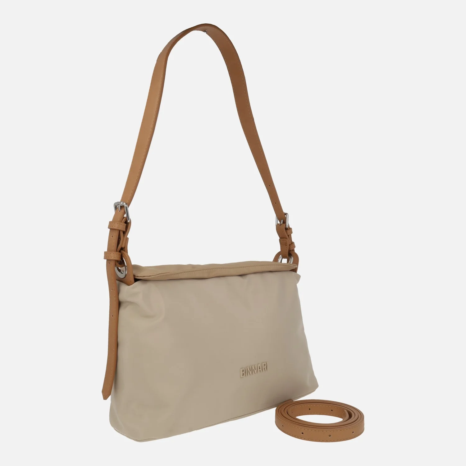 Bolsos para hombro en tejido nylon bicolor Hiedra - Image 6