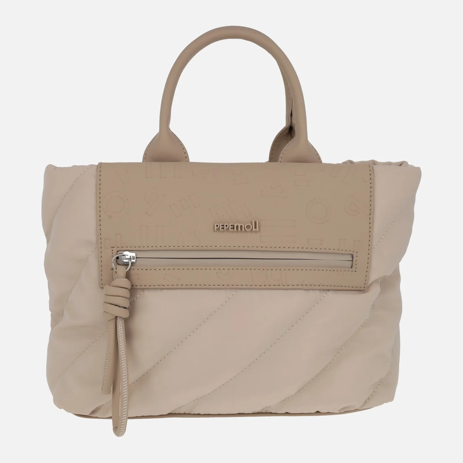 Bolsos Pepe moll en tejido acolchado con asas de mano y bandolera