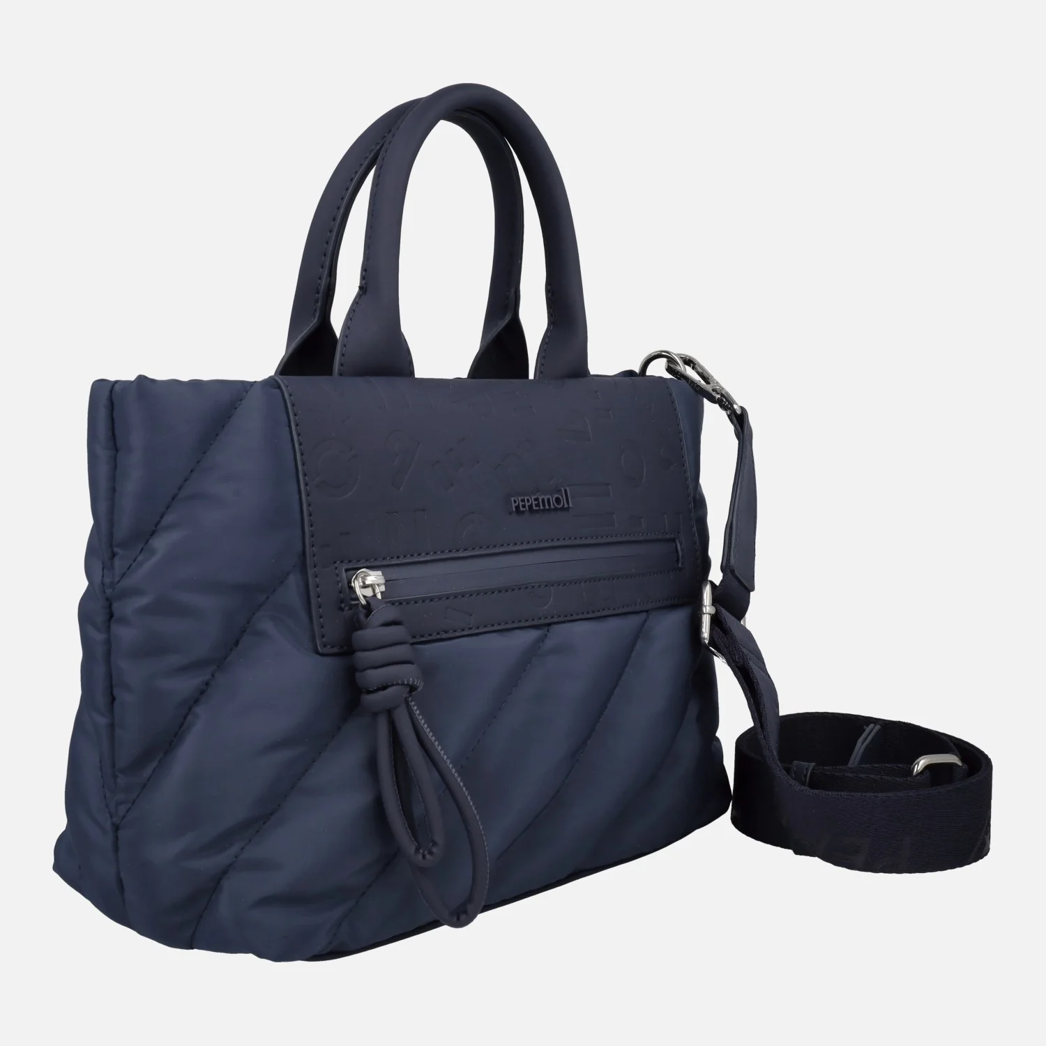 Bolsos Pepe moll en tejido acolchado con asas de mano y bandolera - Image 5