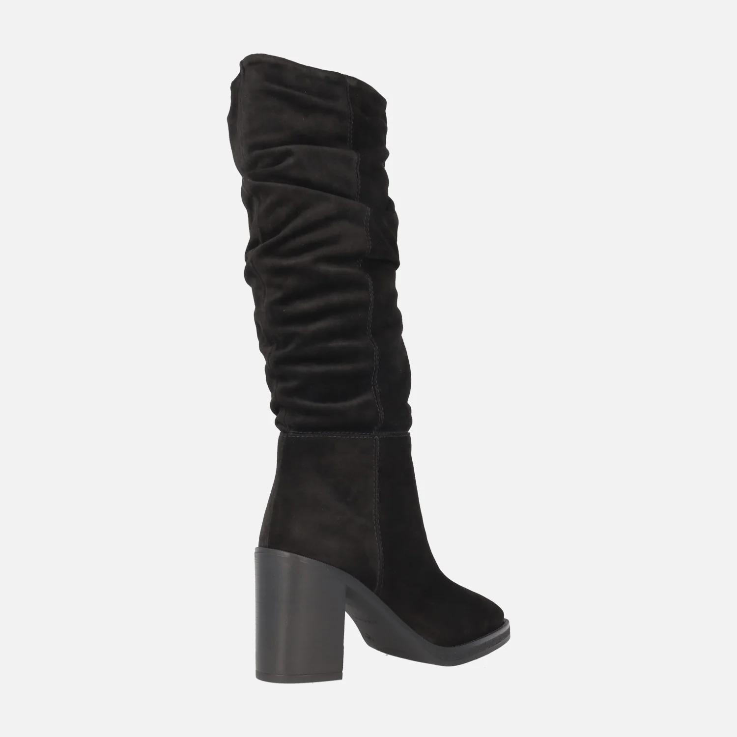 Botas altas con caña arrugada en piel serraje Alpe Camden - Image 3