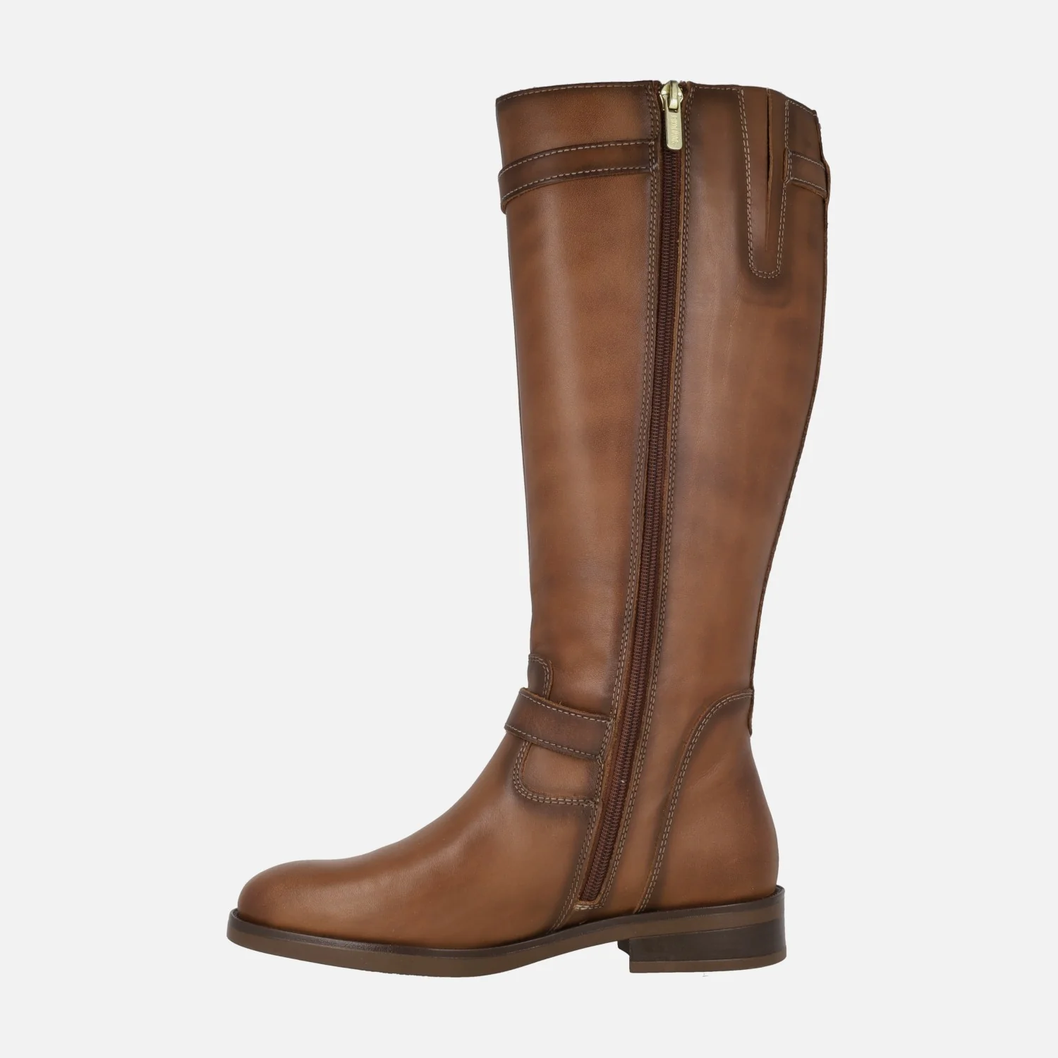Botas altas de piel con detalle de hebillas Puertollano - Image 3