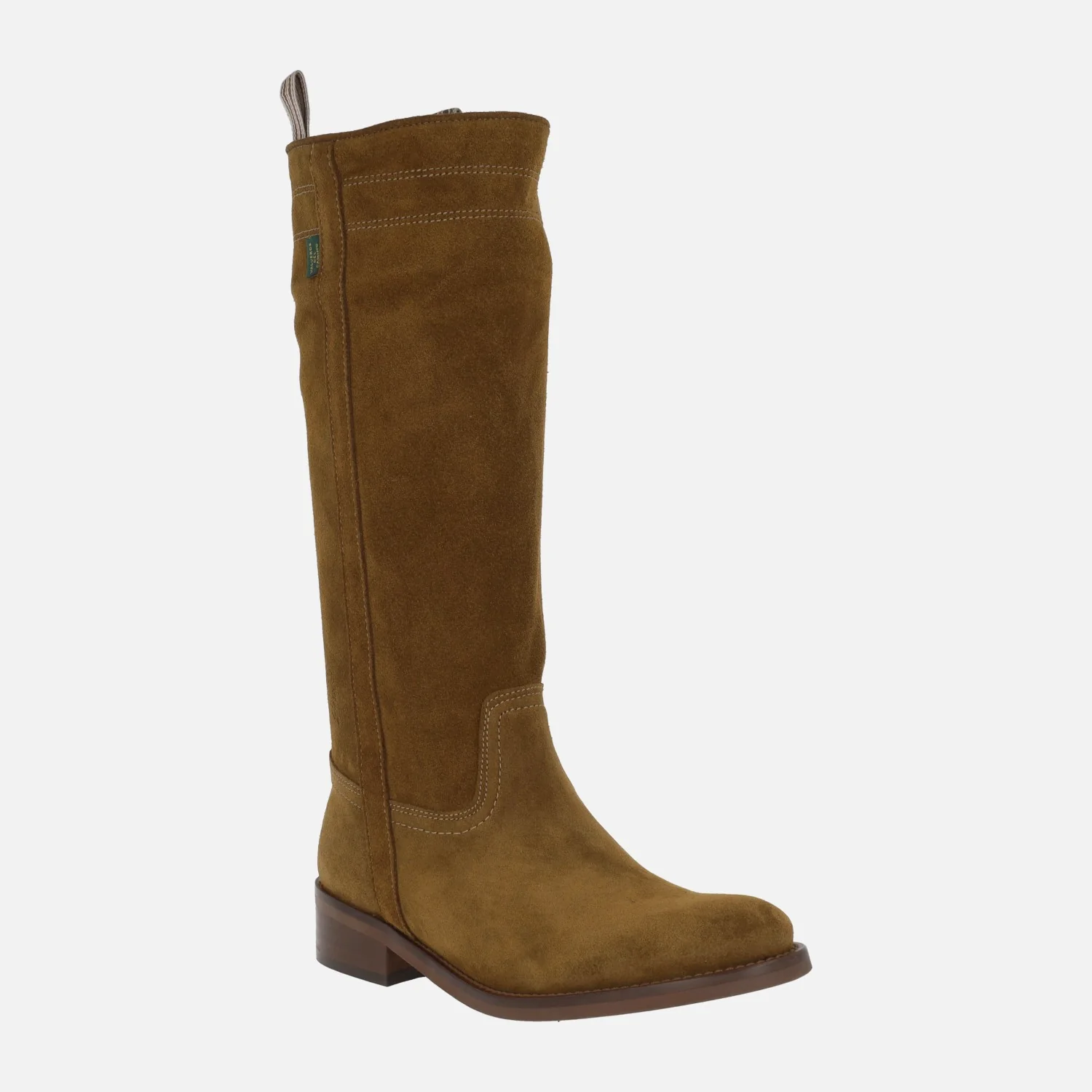 Botas altas estilo cartujanas en serraje oil capuccino B13 de Dakota - Image 2