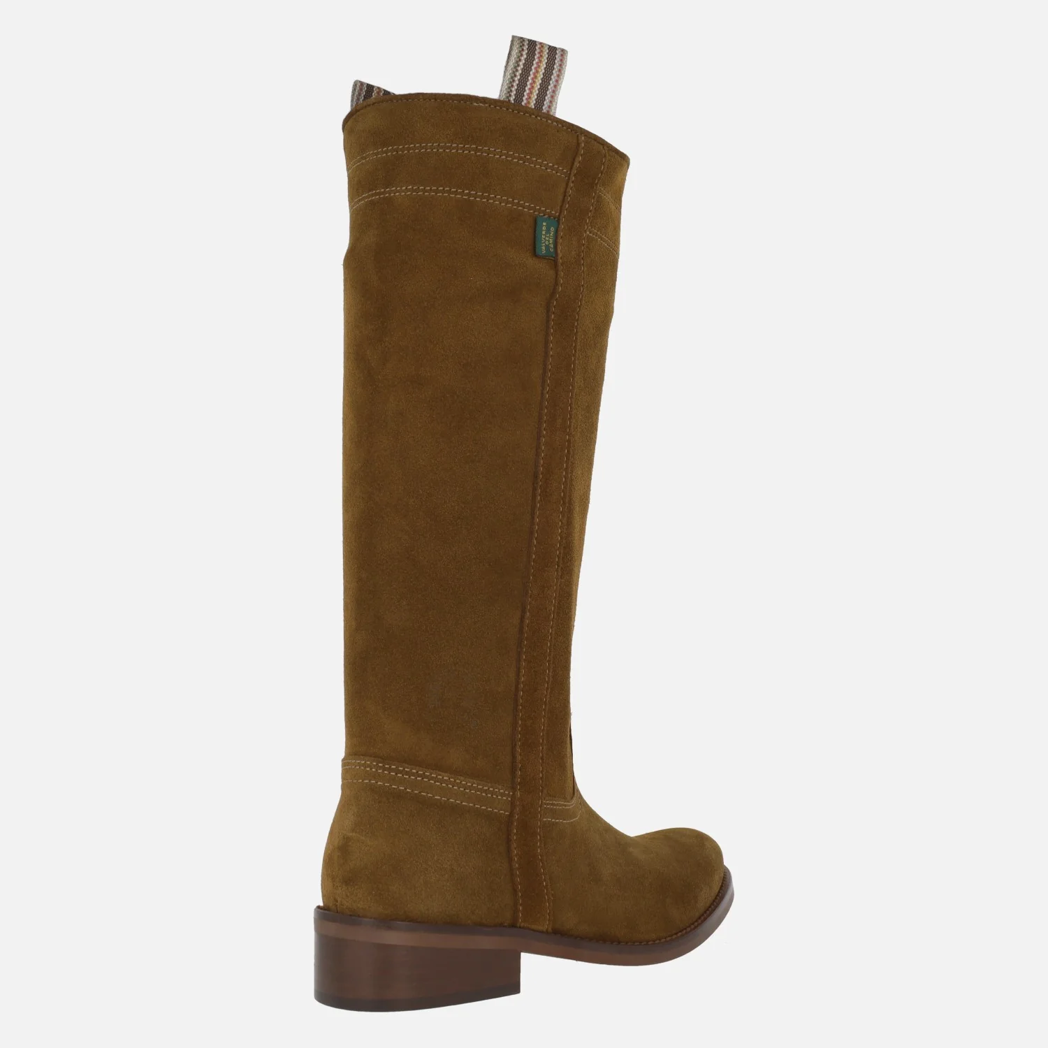 Botas altas estilo cartujanas en serraje oil capuccino B13 de Dakota - Image 4