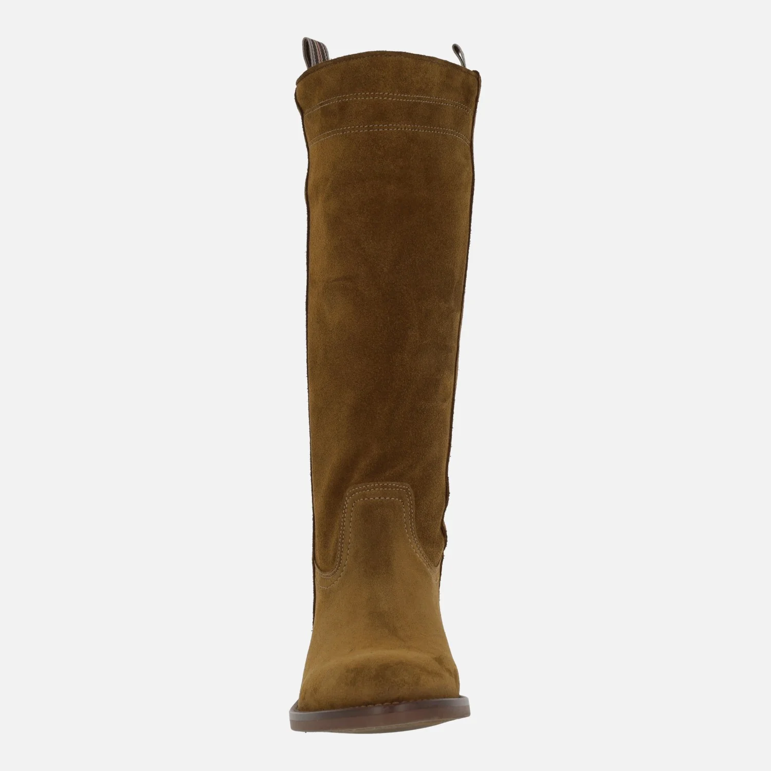 Botas altas estilo cartujanas en serraje oil capuccino B13 de Dakota - Image 5