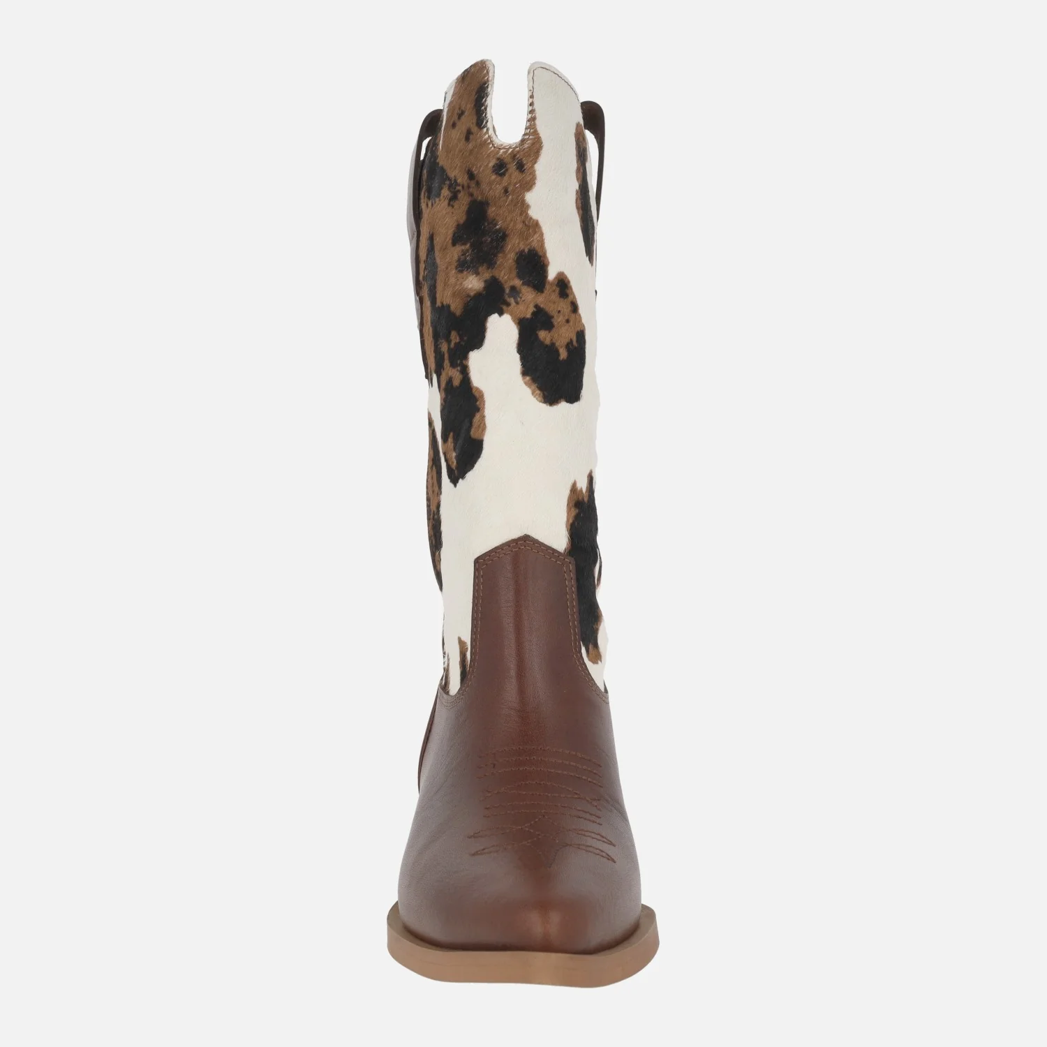 Botas cowboy Alpe Western en pelo print animal vaca - Image 5