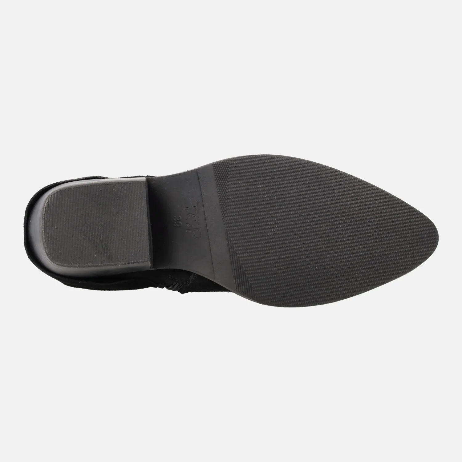 Botas cowboy de piel serraje con faldón - Image 10