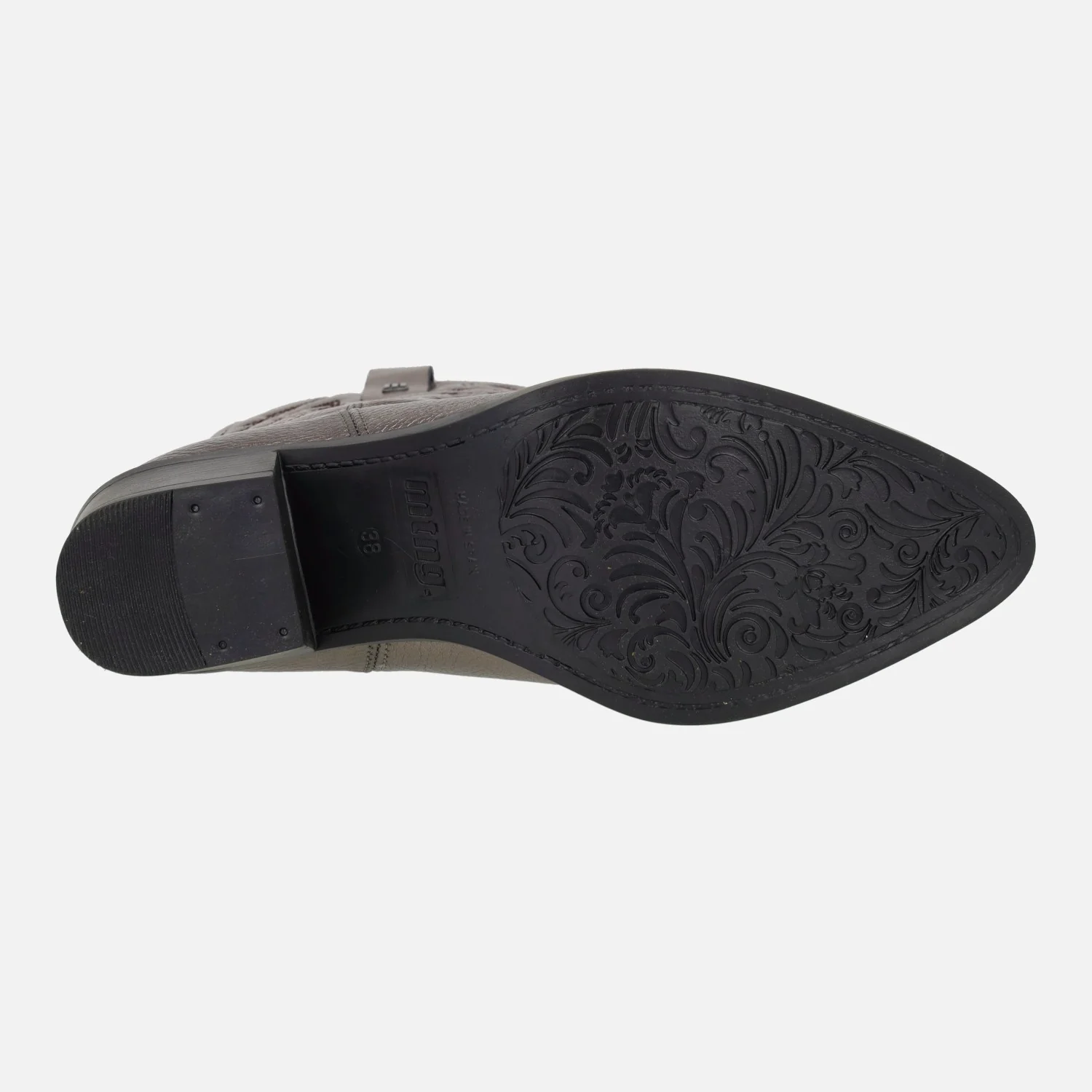 Botas cowboy Teo de piel con bordados - Image 5