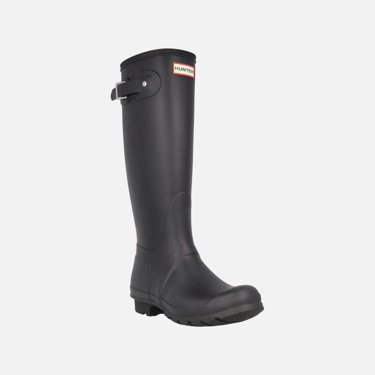 Botas de agua Hunter Orginal tall LG Bkstrp black con logo trasero - Image 2