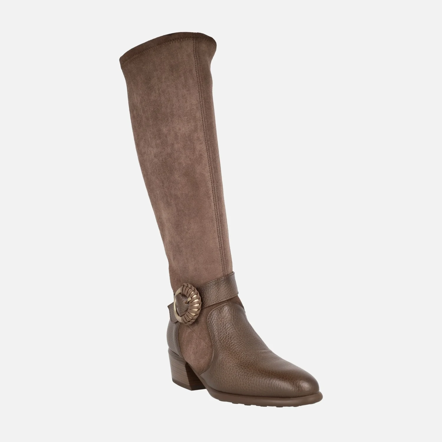 Botas de caña alta Verona con adorno de hebilla - Image 2