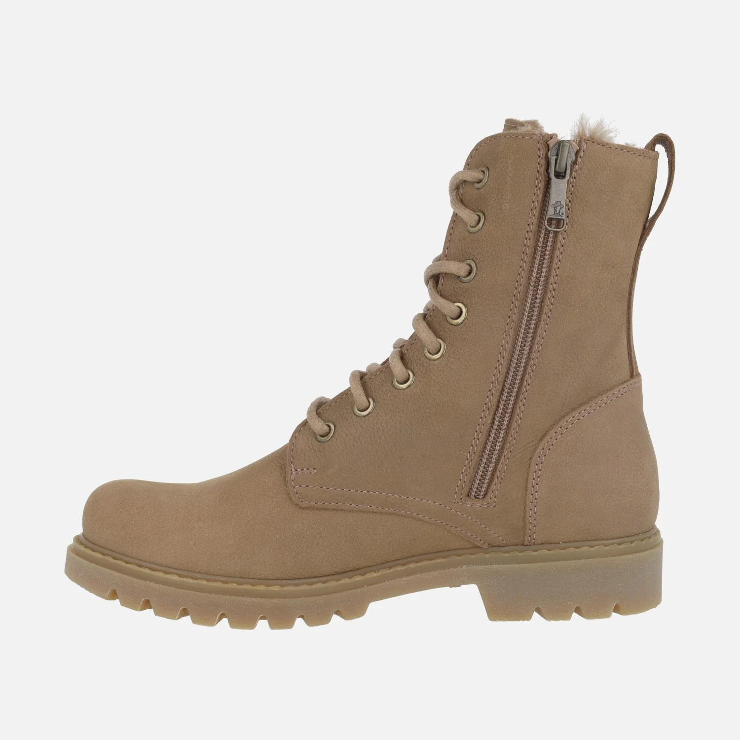 Botas de piel con cordones y forro de pelo Frisia - Image 10