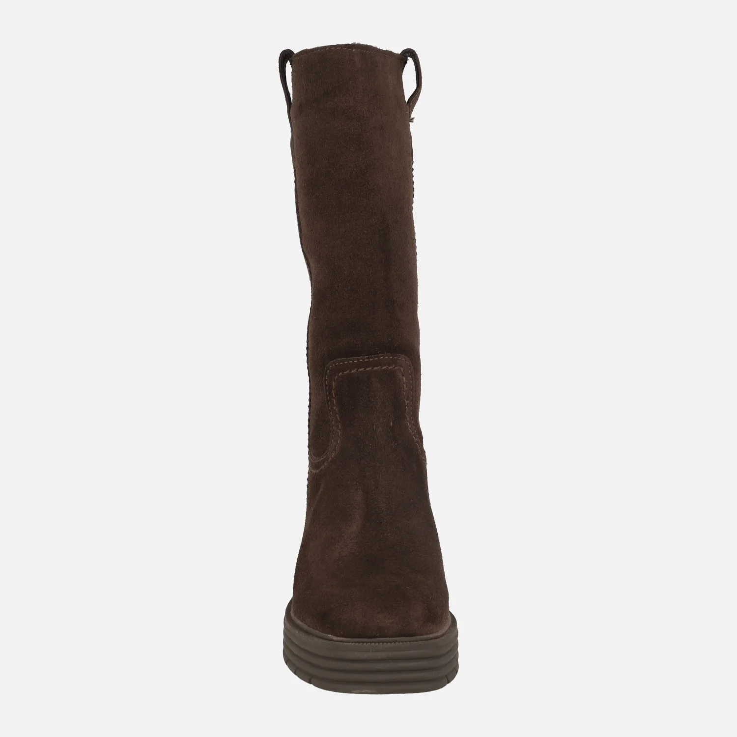 Botas de piel Debora con tacón ancho y plataforma - Image 5