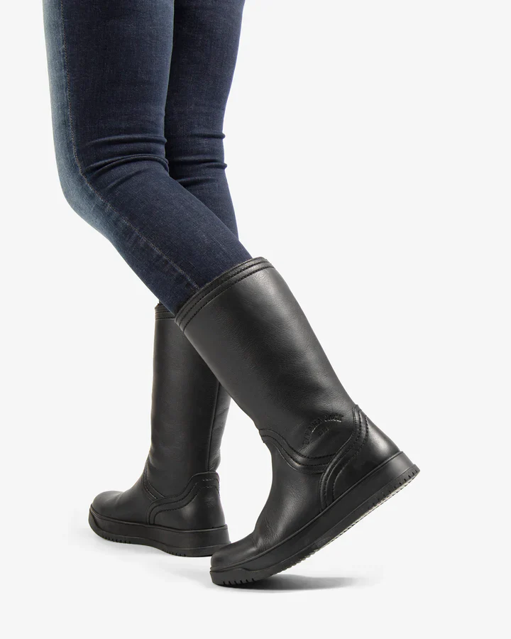Botas de piel Gisell con forro de pelo - Image 2