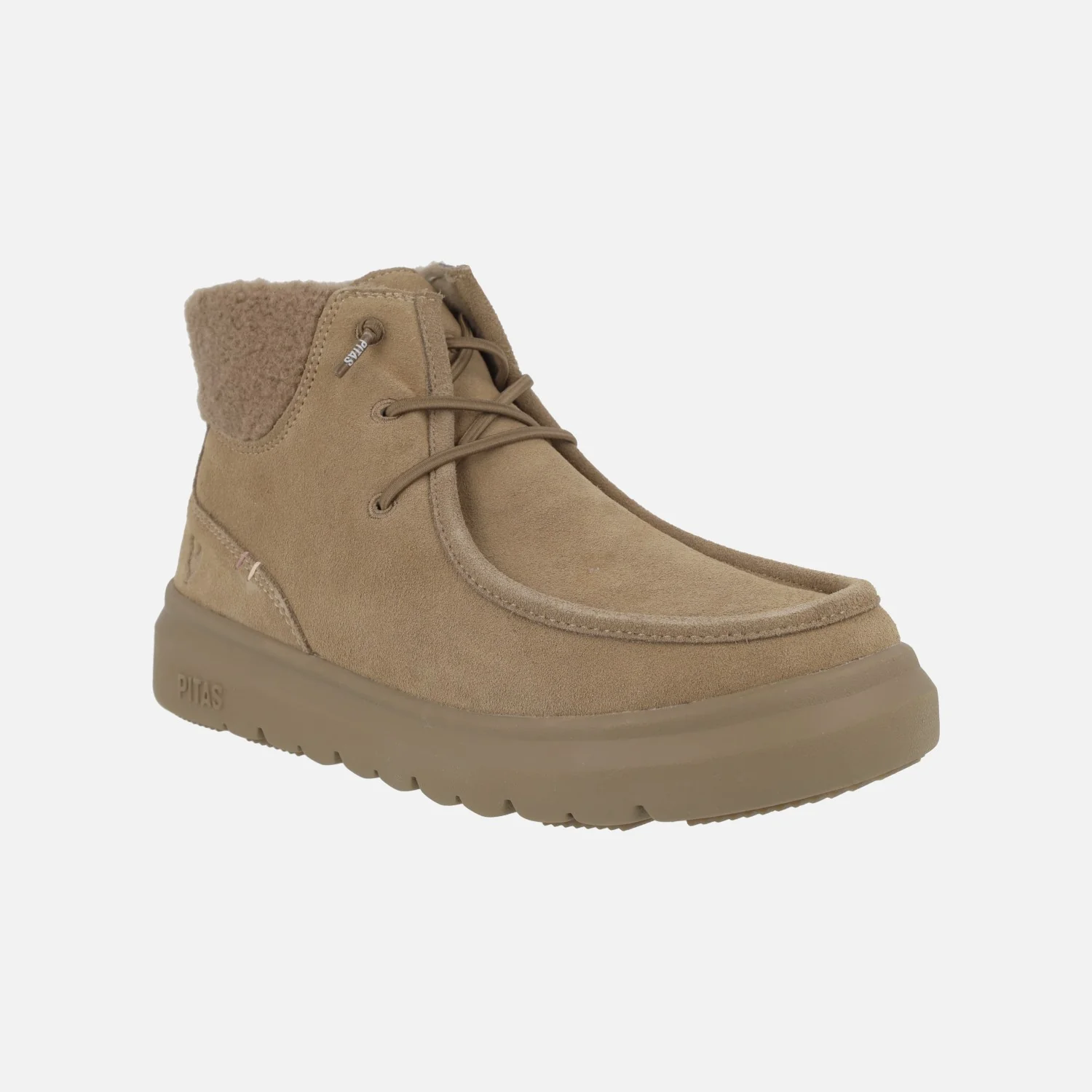 Botas de serraje hidrofugado con cordones elásticos Berna - Image 8