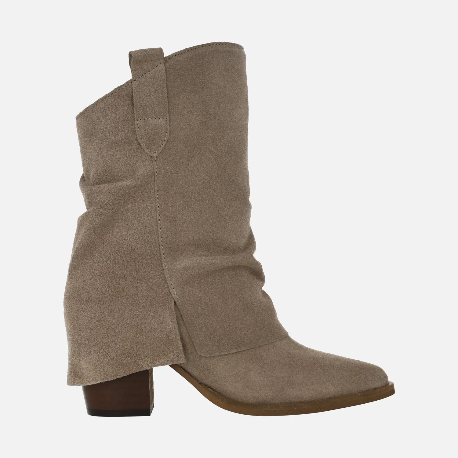 Botas de tacón Tiny con caña baja y faldón - Image 6