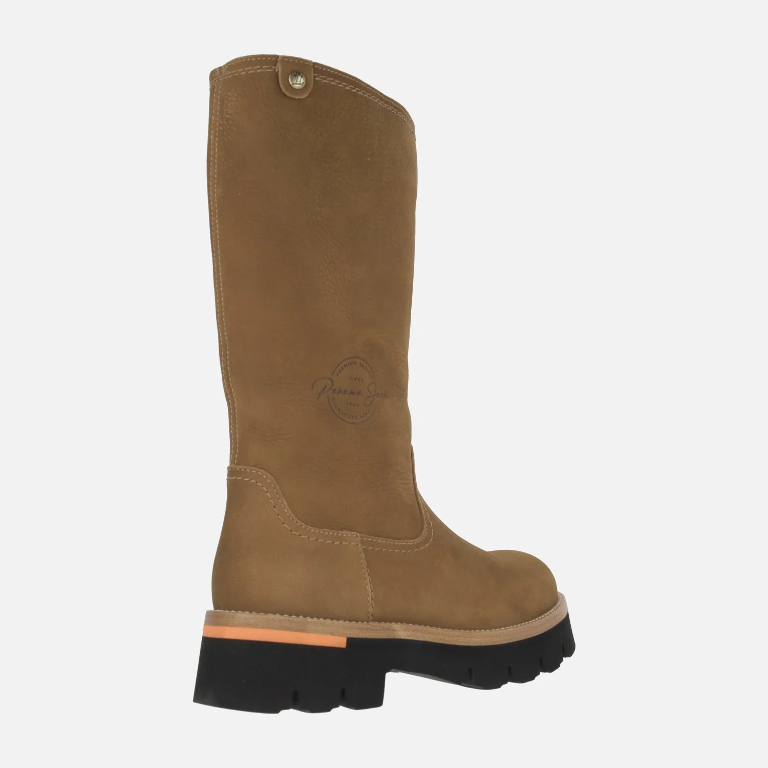 Botas altas en nobuck cuero Panama Lima con forro de pelo - Image 3