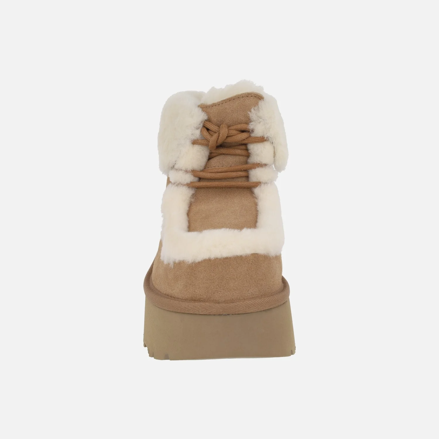 Botas Ugg Esmee Lace up con cordones y cuello de pelo - Image 3