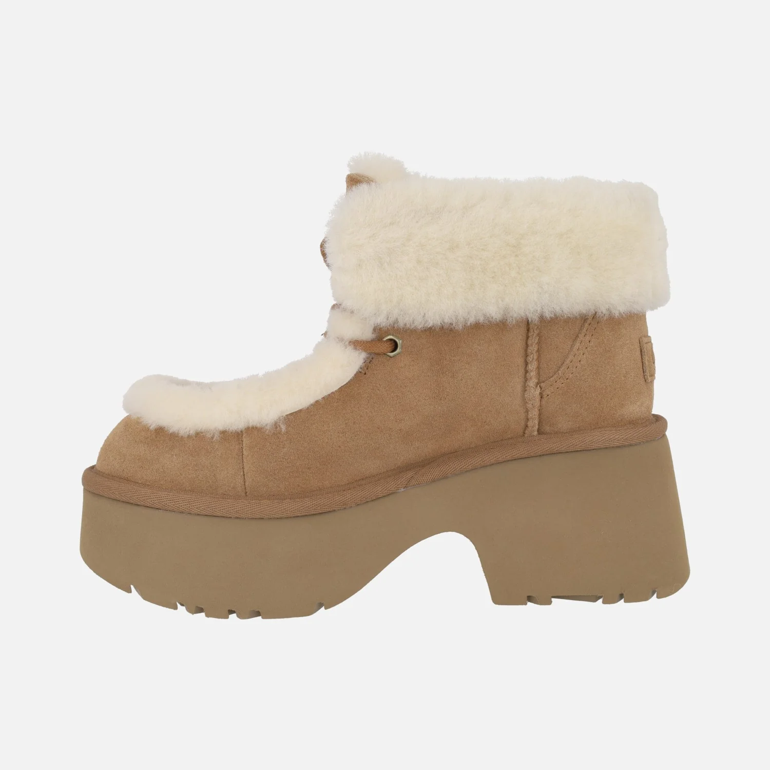Botas Ugg Esmee Lace up con cordones y cuello de pelo - Image 5
