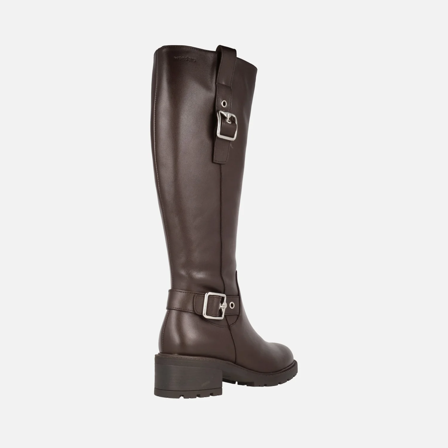 Botas Wonders en piel con caña alta y hebillas - Image 4