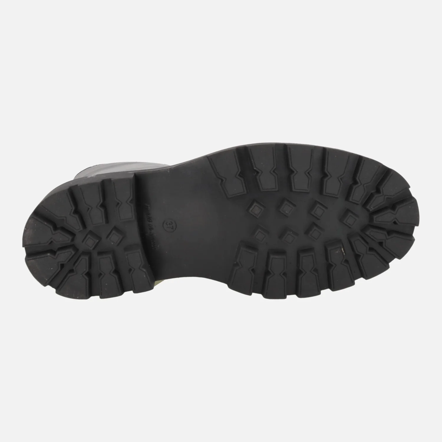 Botines negros de piel con cordones y tachas en la puntera Agnes - Image 5