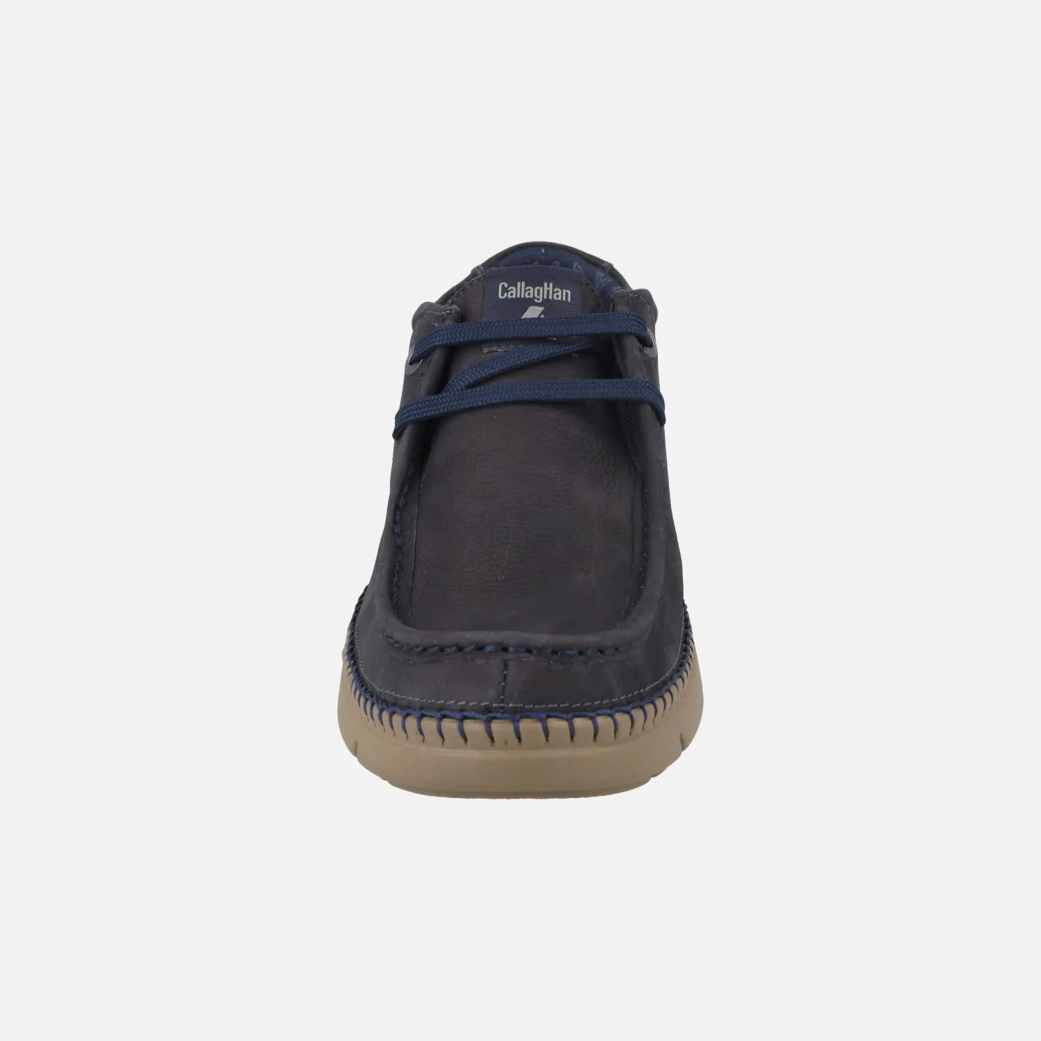 Botines bajos para hombre en piel nobuck con cierre de cordones - Image 5