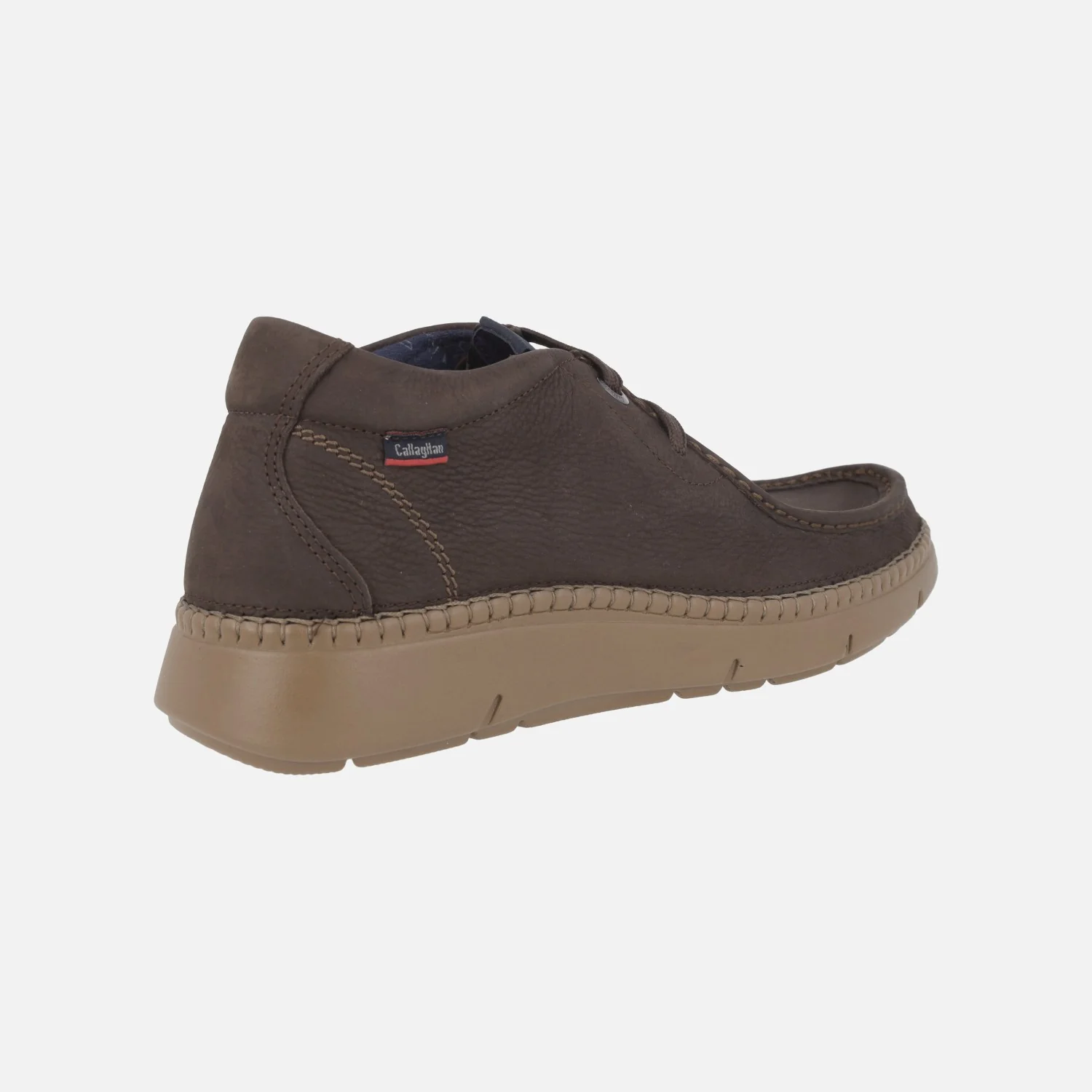 Botines bajos para hombre en piel nobuck con cierre de cordones - Image 9