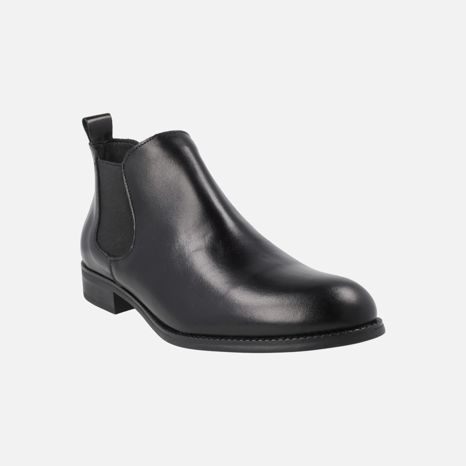 Botines Chelsea para mujer en piel negra de Funchal - Image 2
