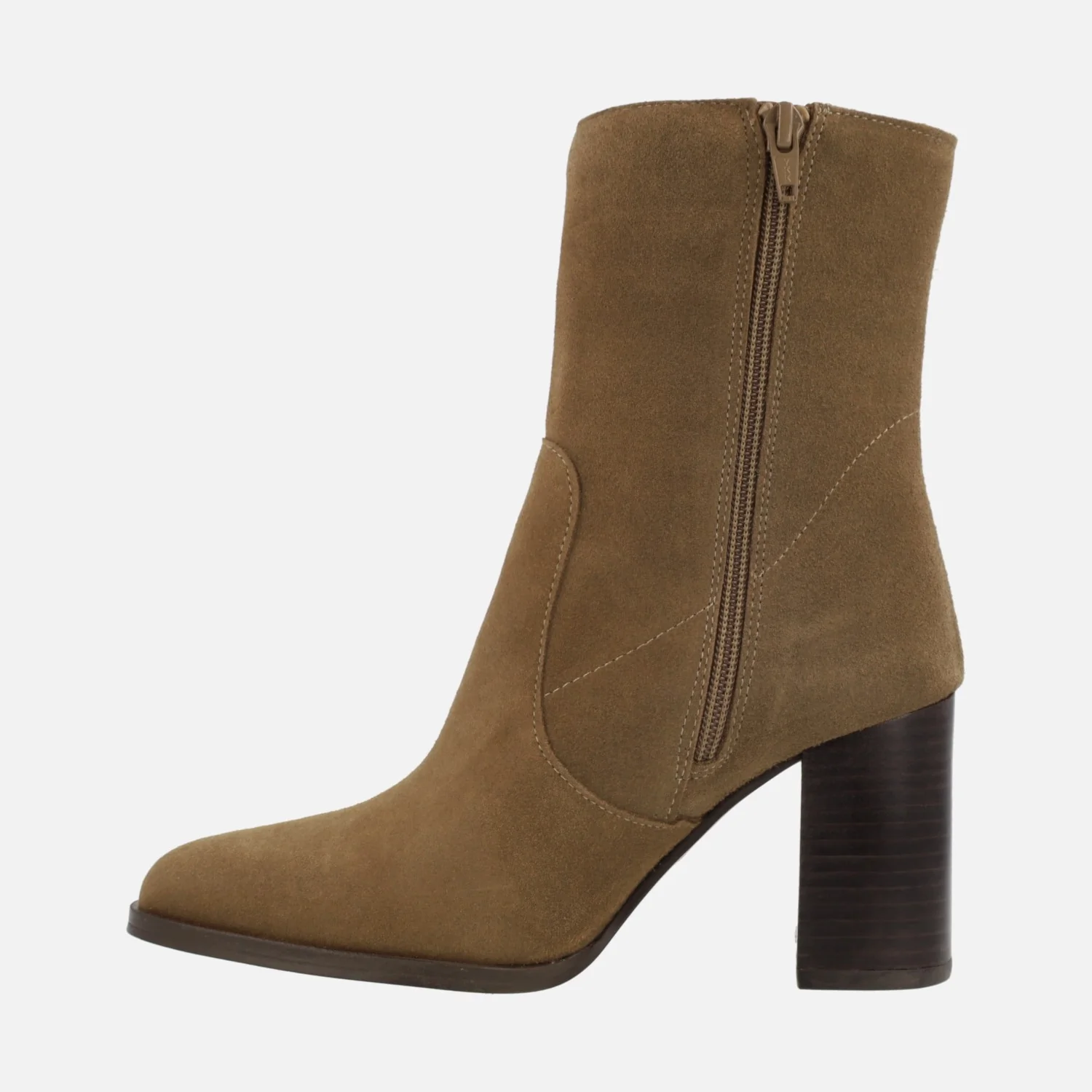 Botines de ante para mujer con tacón alto - Image 8