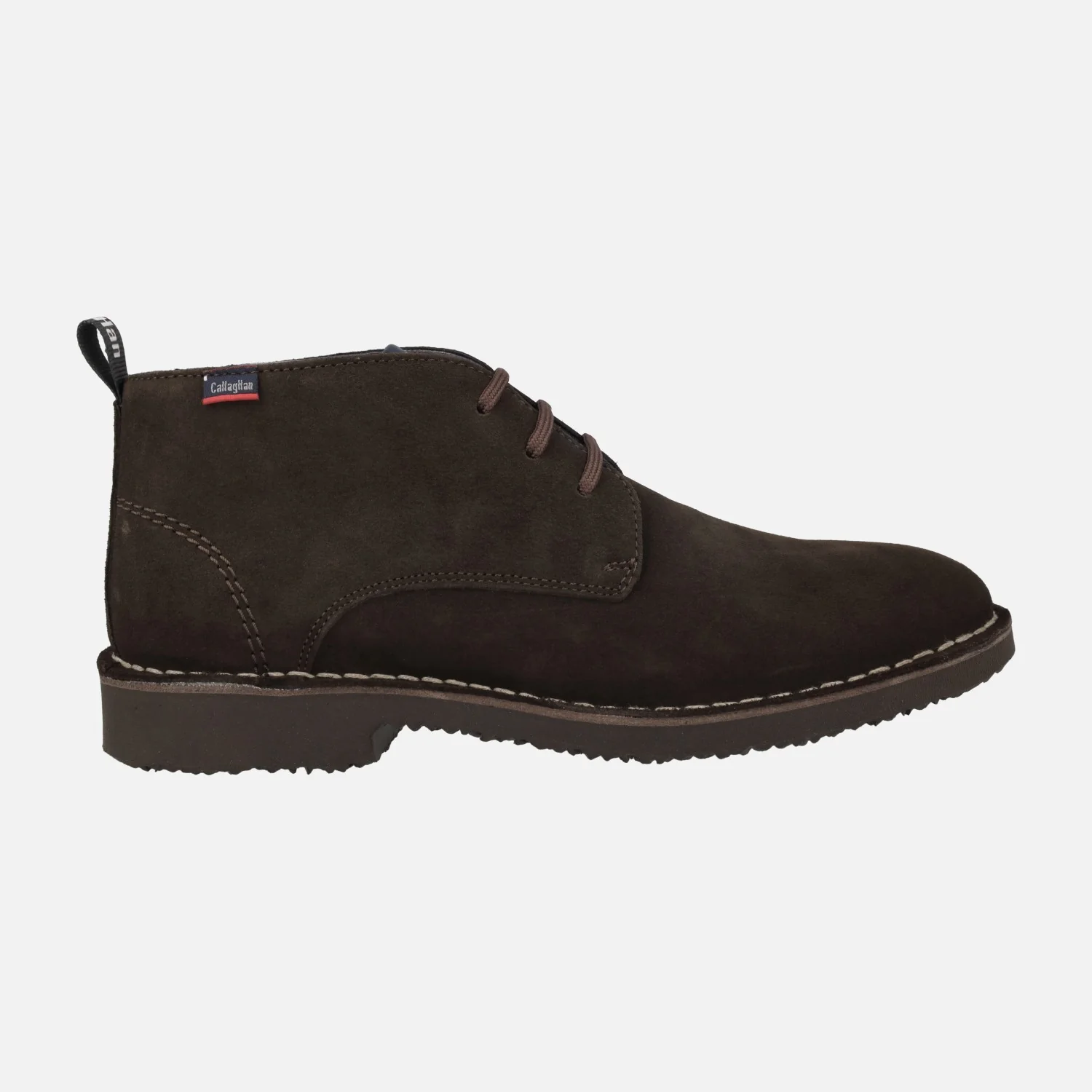 Botines de cordones en ante para hombre - Image 7