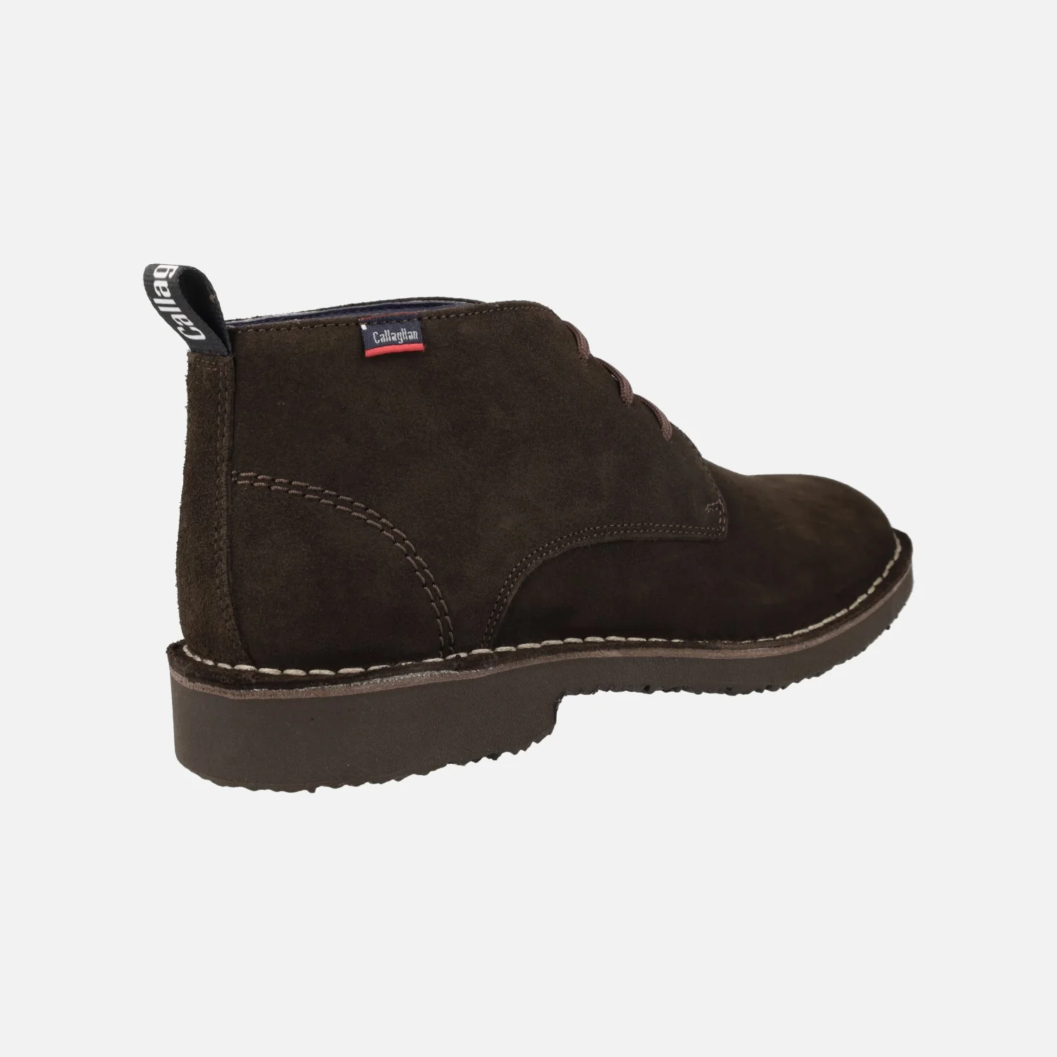 Botines de cordones en ante para hombre - Image 9