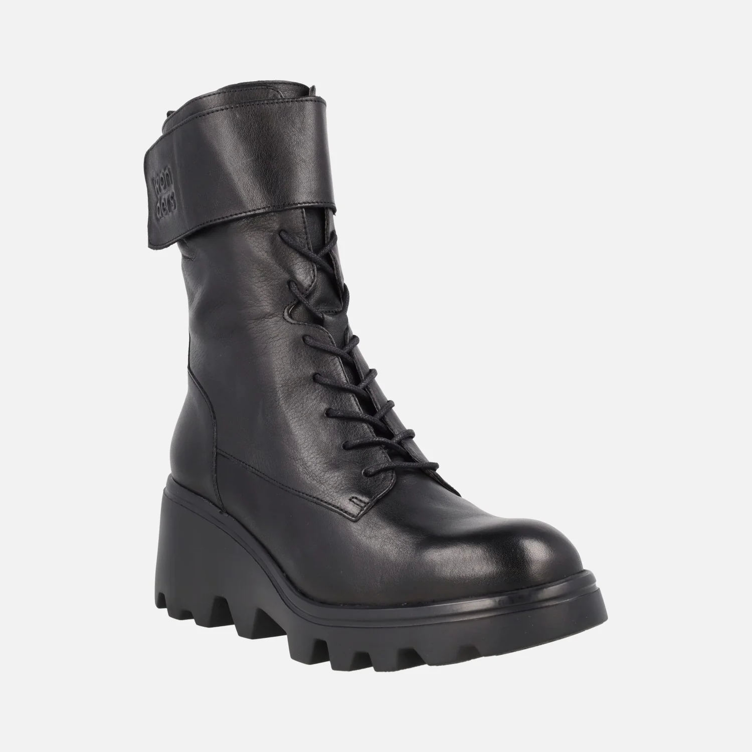 Botines de cordones en piel negra Toronto 21 - Image 2
