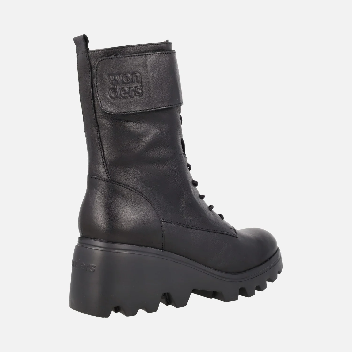 Botines de cordones en piel negra Toronto 21 - Image 3
