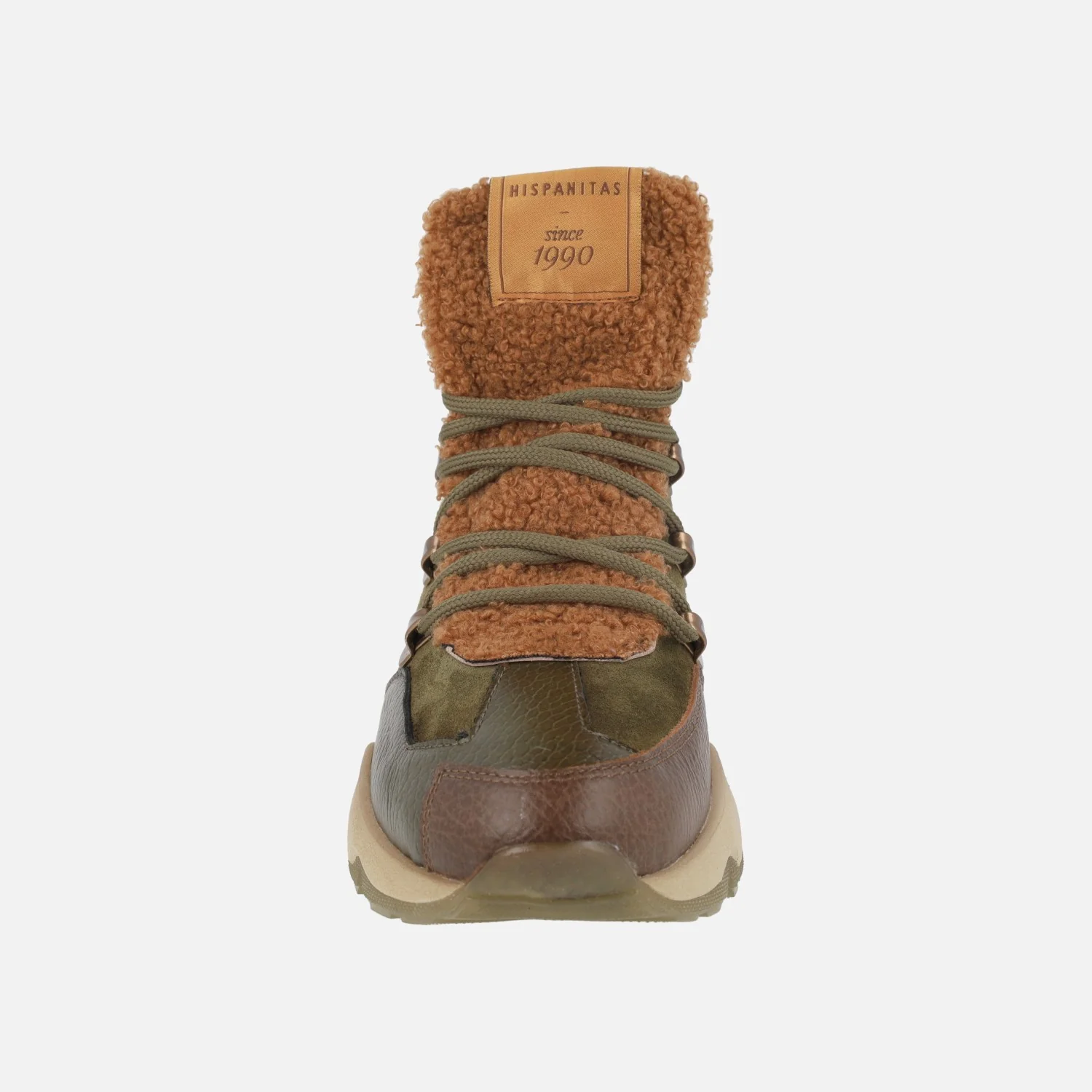 Botines de cordones Nepal en combinado verde militar - Image 5