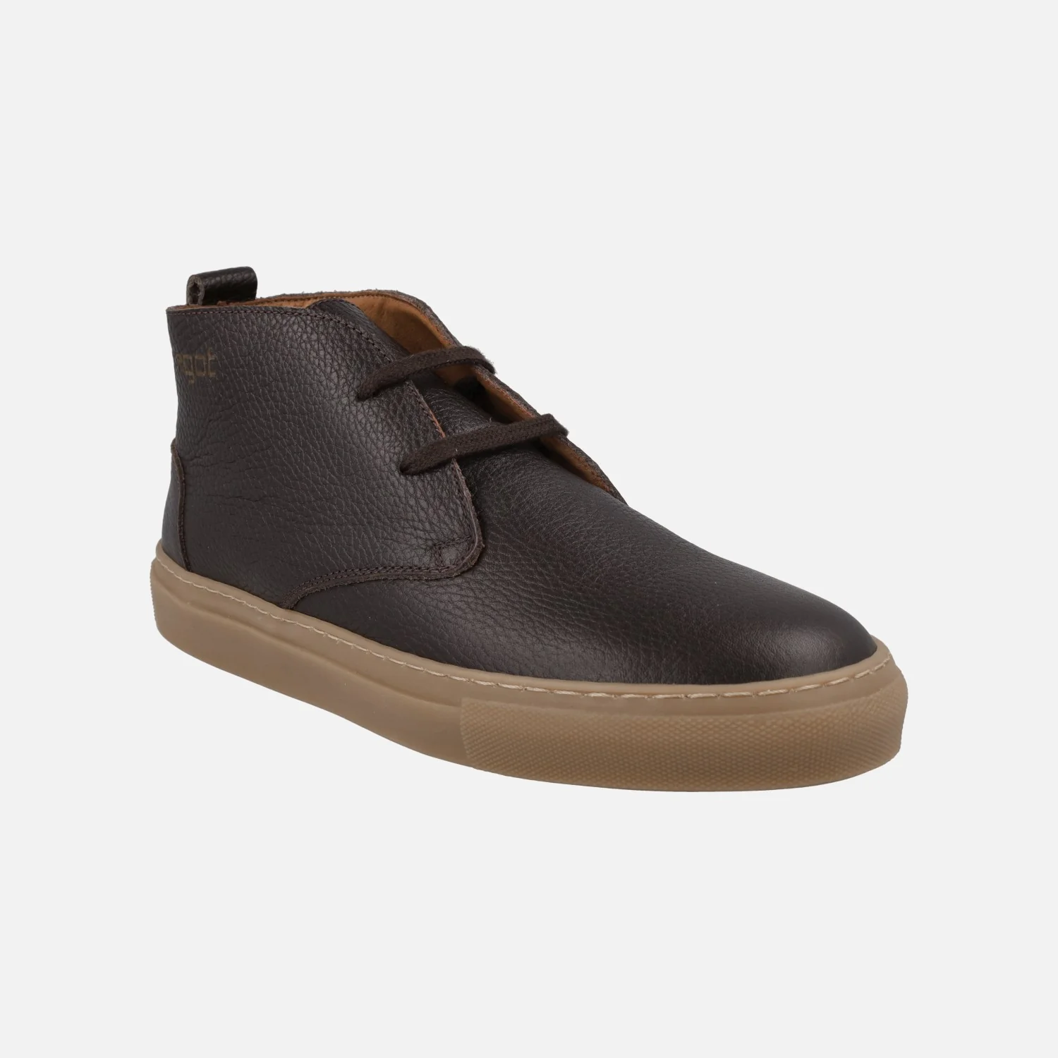 Botines de cordones para hombre en piel marrón BUG - Image 2