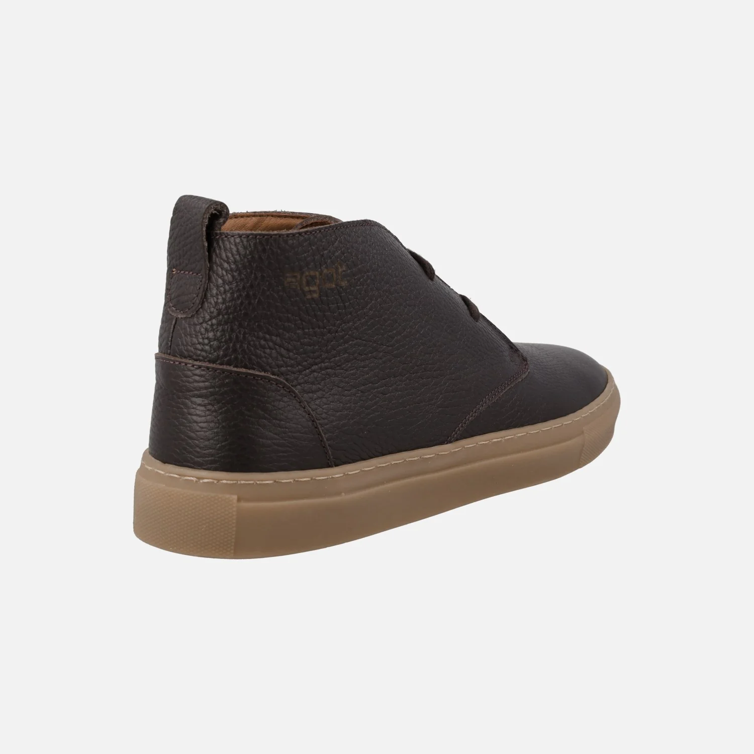 Botines de cordones para hombre en piel marrón BUG - Image 4