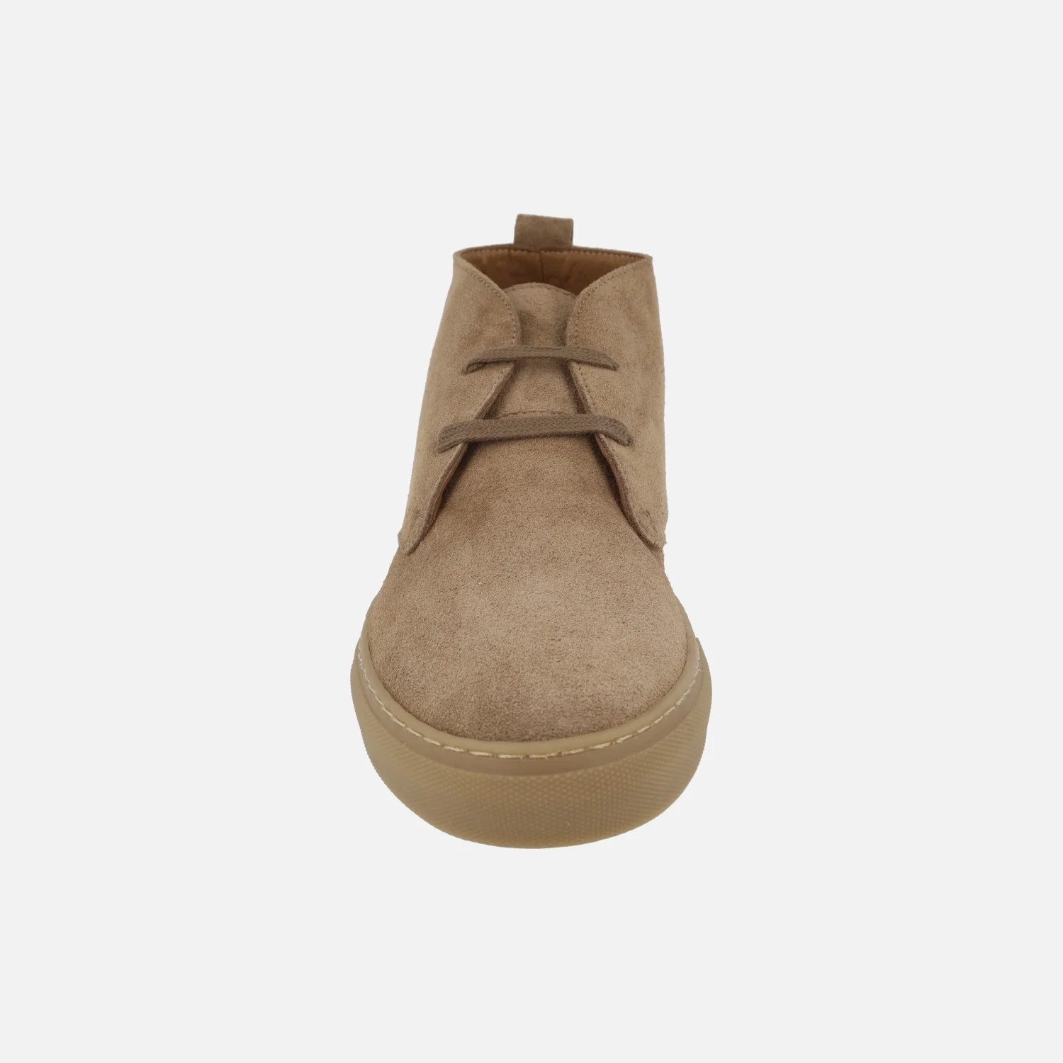 Botines de cordones para hombre en serraje camel BUG - Image 5