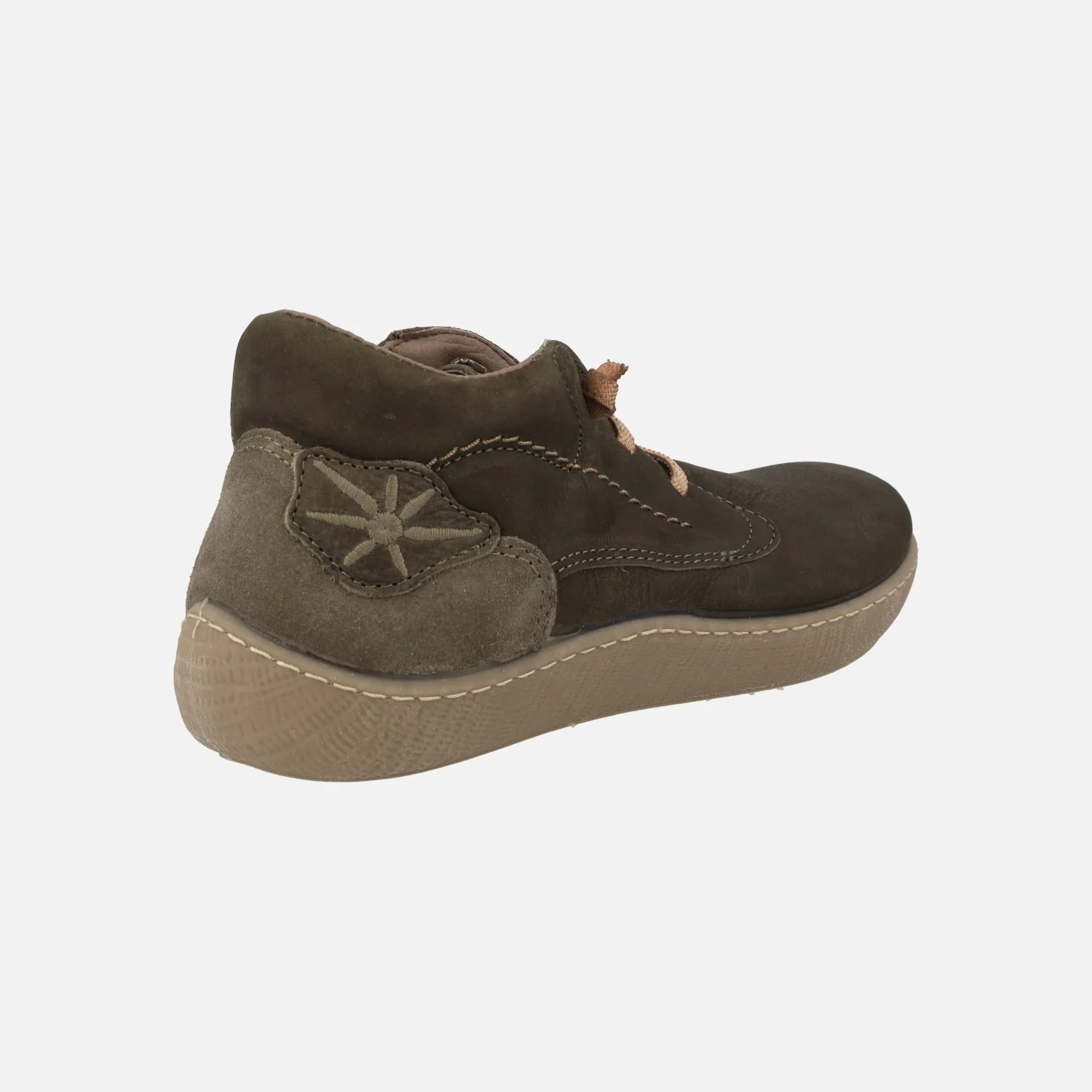 Botines de piel nobuck con cordones elásticos NARU - Image 15