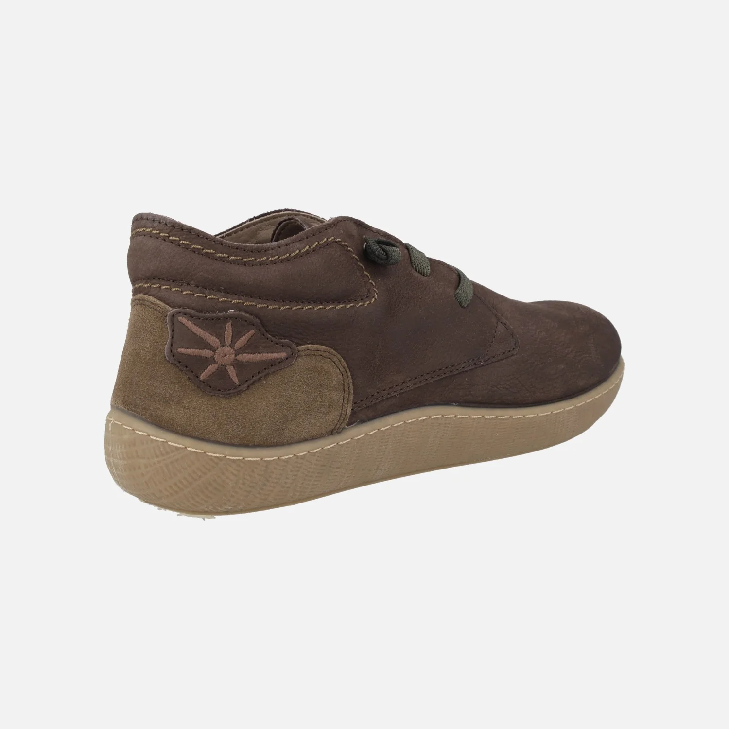Botines de piel nobuck IWAKI para hombre con cordones elásticos - Image 10