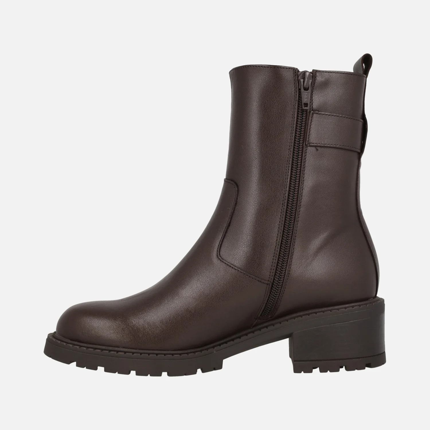 Botines de piel para mujer Wonders con adorno de hebilla - Image 3