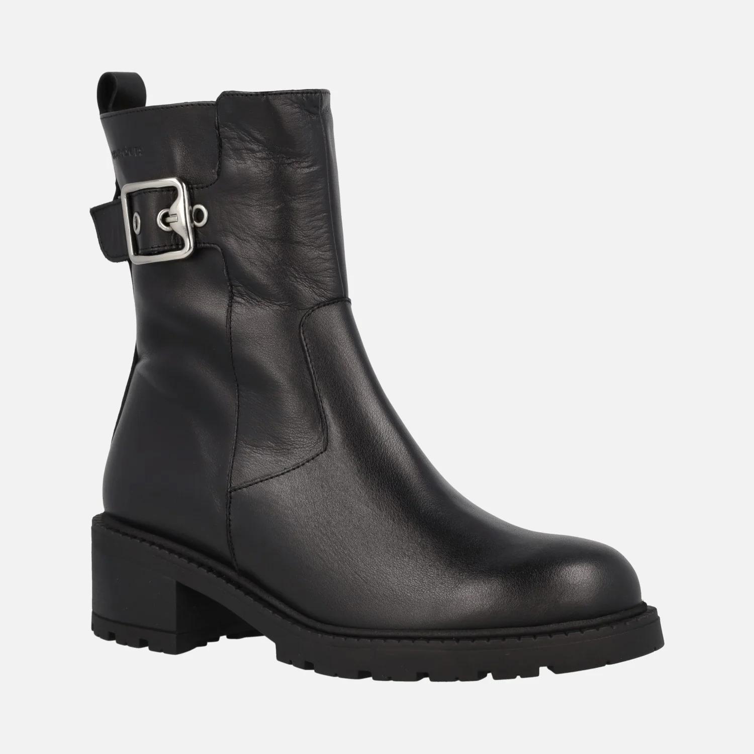 Botines de piel para mujer Wonders con adorno de hebilla - Image 7