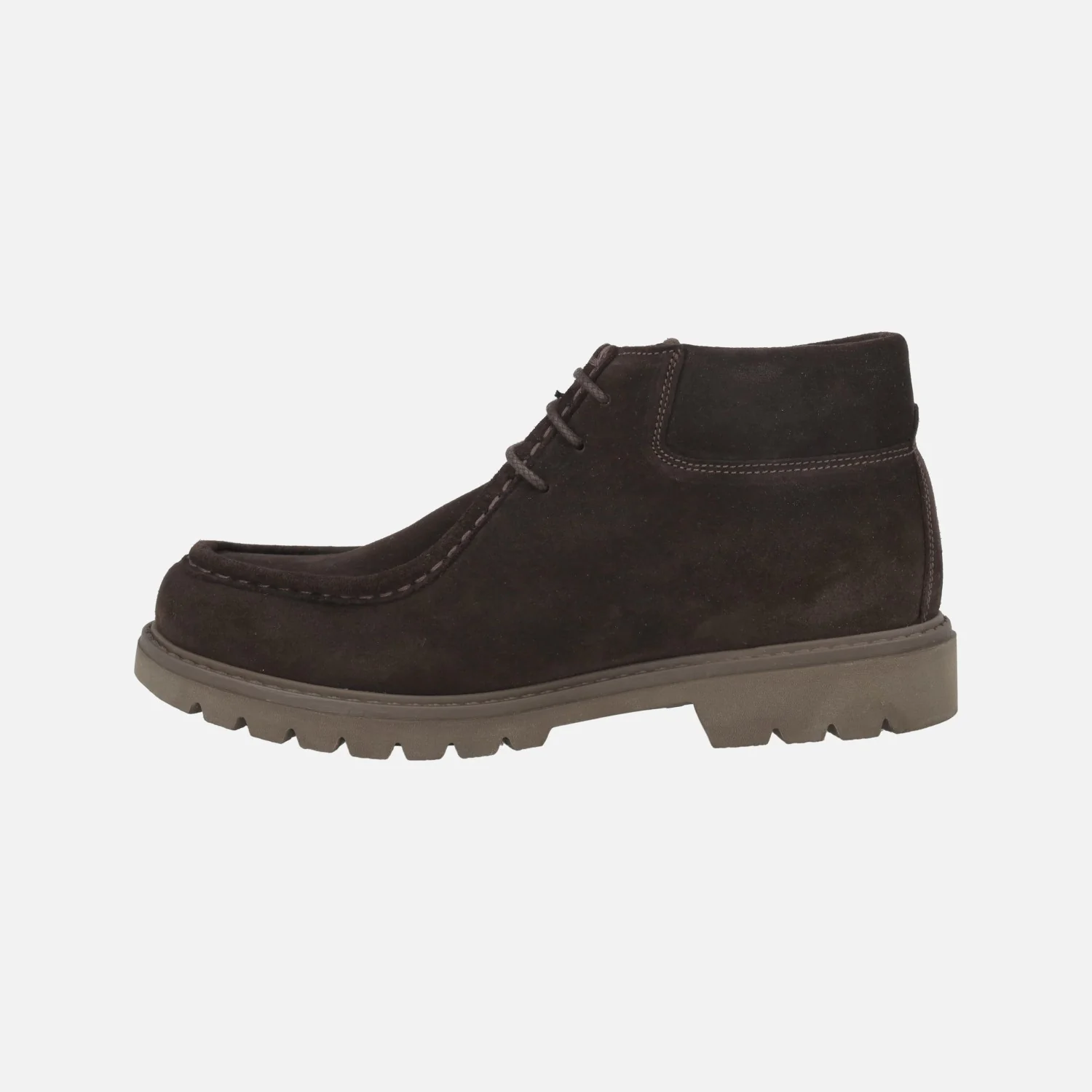 Botines de serraje marrón con cordones para hombre Beker C2 - Image 6