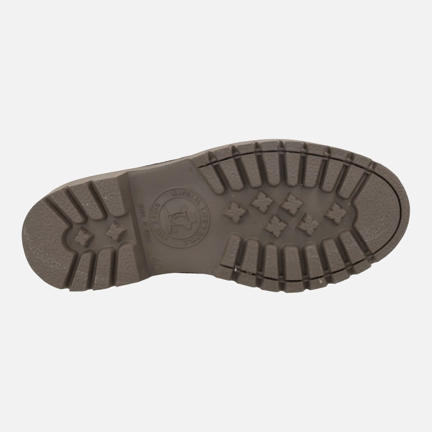 Botines de serraje marrón con cordones para hombre Beker C2 - Image 8